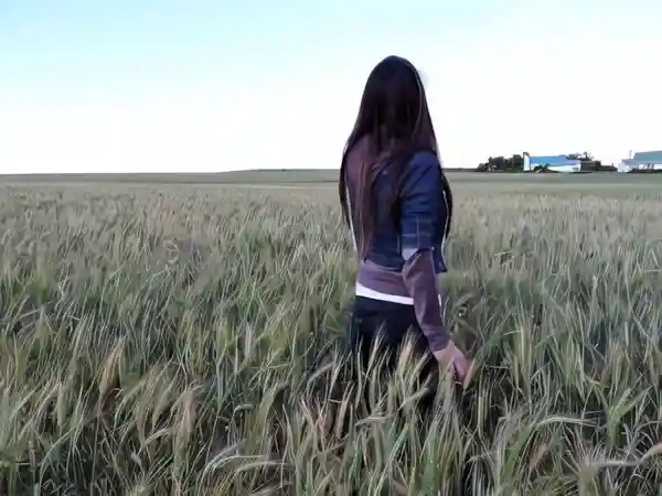 Imagen de la letra de la habanera En una tierra