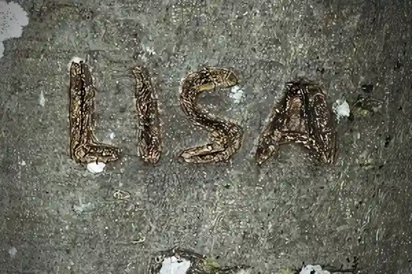 Imagen de un nombre grabado en un árbol, para el post Bolero Y tú qué has hecho letra
